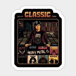 Vinyl record store "Metalhead Archaeology" Sticker